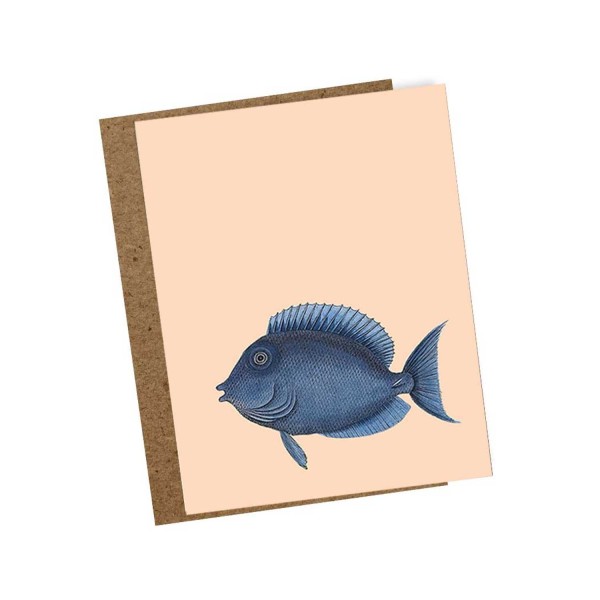 30x40 Mini Grußkarte mit Umschlag Almost Fisch