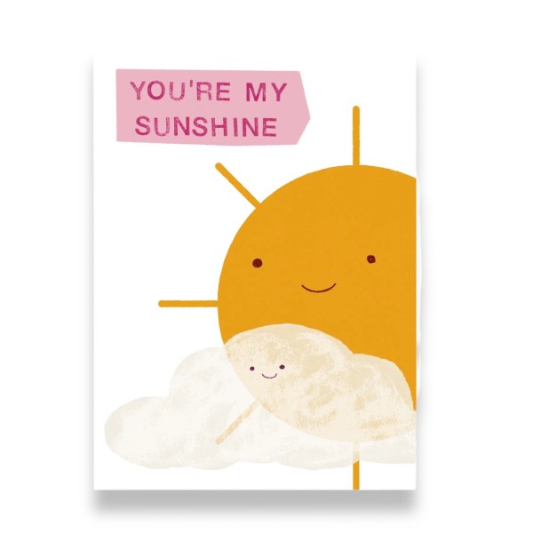 jungwiealt Postkarte My Sunshine Sonne