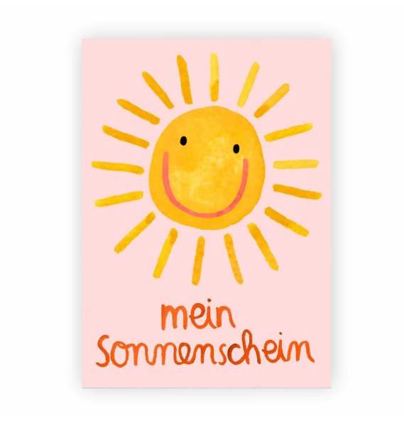 FRAU Ottilie Postkarte Mein Sonnenschein