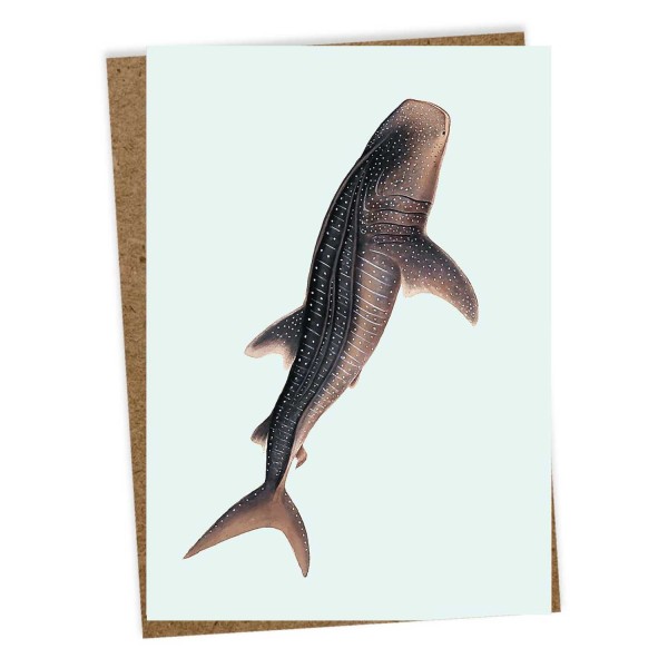 30x40 Grußkarte A6 mit Umschlag Sailor Walhai