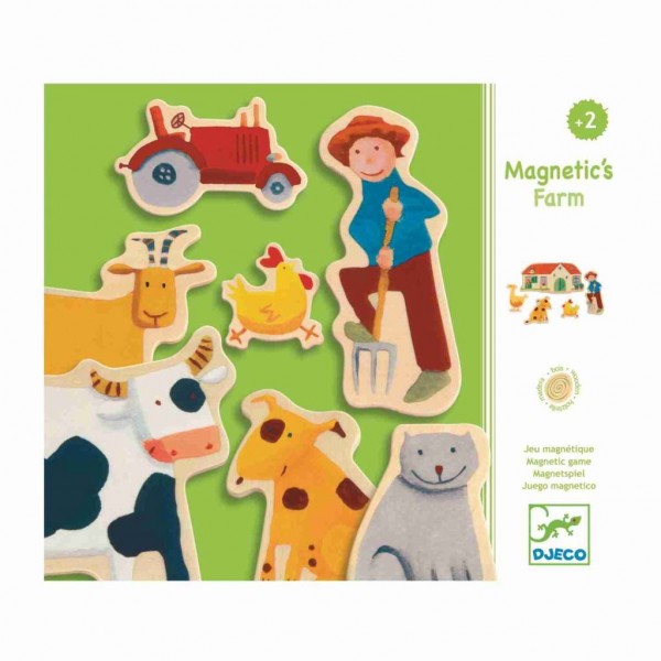 Holzmagnete DSCHUNGEL 20STK Holz Magnete Tiere Kindermagnete Kinder Spielzeug 
