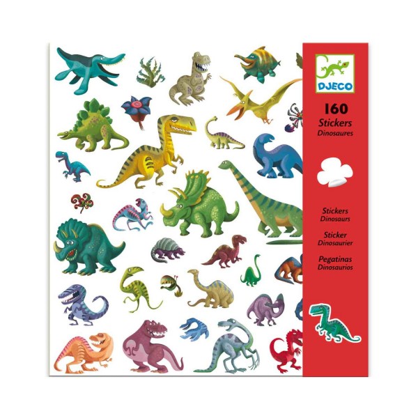 Djeco Sticker Dinosaurier 160 Stück