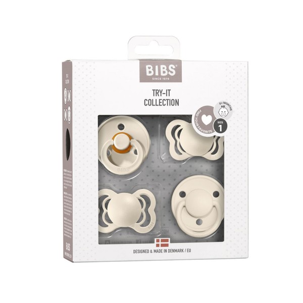 BIBS SchnullerTry It Collection Ivory 4er