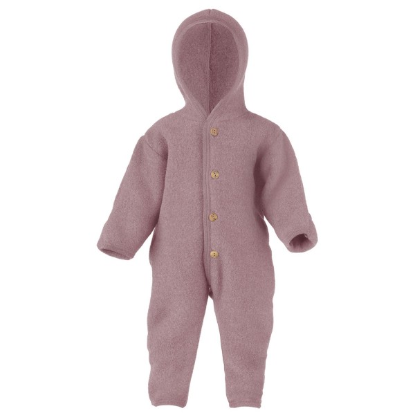 ENGEL Baby Overall Wolle mit Umschlag rosenholz
