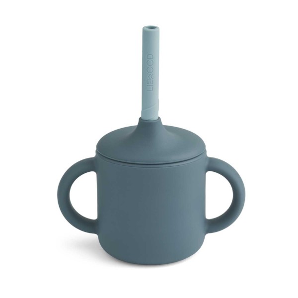 LIEWOOD Cameron Sippy Cup Blue Silikon