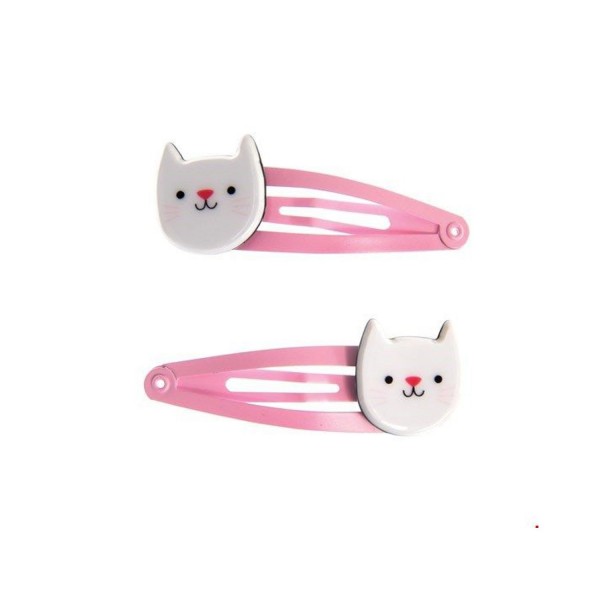 Rex Haarspange Katze rosa 2 Stück