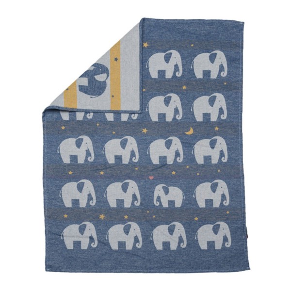 David Fussenegger Lima Babydecke Elefanten 65x90