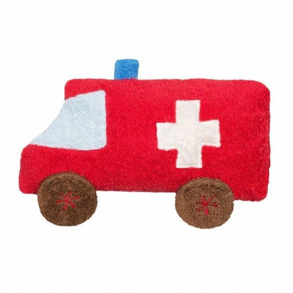 Efie Auto Dinkelkissen Ambulanz rot kbA