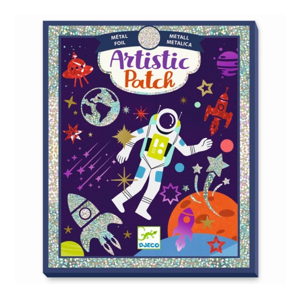 Djeco Artistic Patch Glitzer Weltall